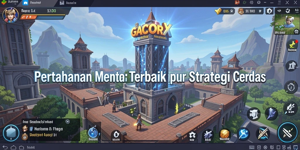 Gameplay menara pertahanan yang seru dan penuh strategi.