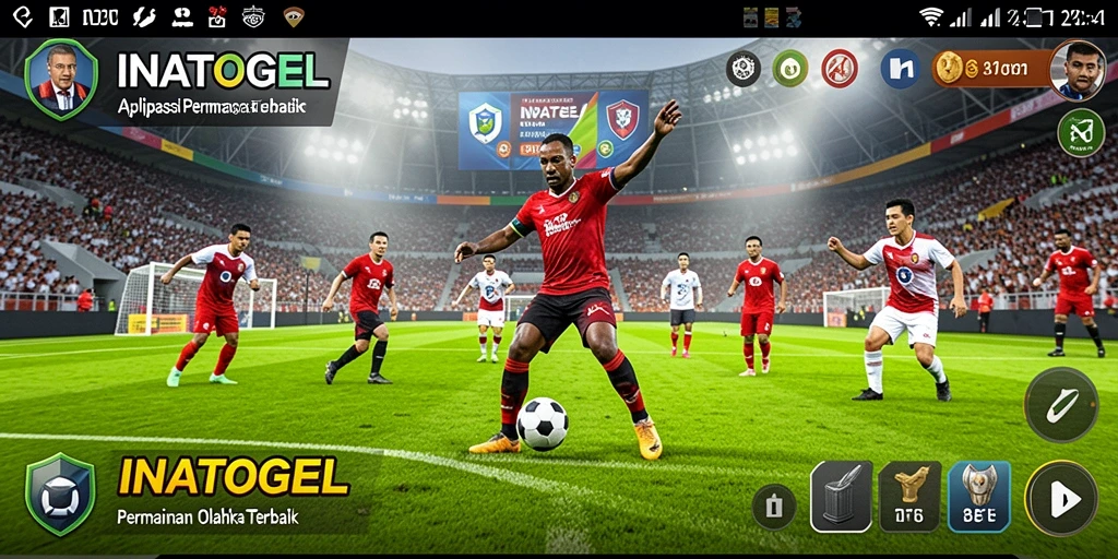 Tampilan menarik dari gameplay olahraga INATOGEL.