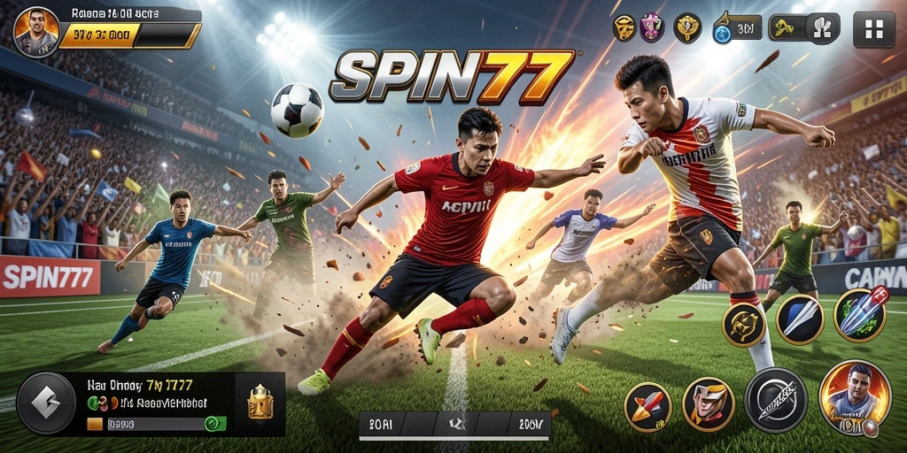 Tampilan gameplay seru dari SPIN777 yang mendebarkan.