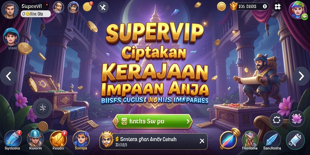 Tangkapan layar gameplay <strong>SUPERVIP</strong> menampilkan pengelolaan bisnis yang menarik.